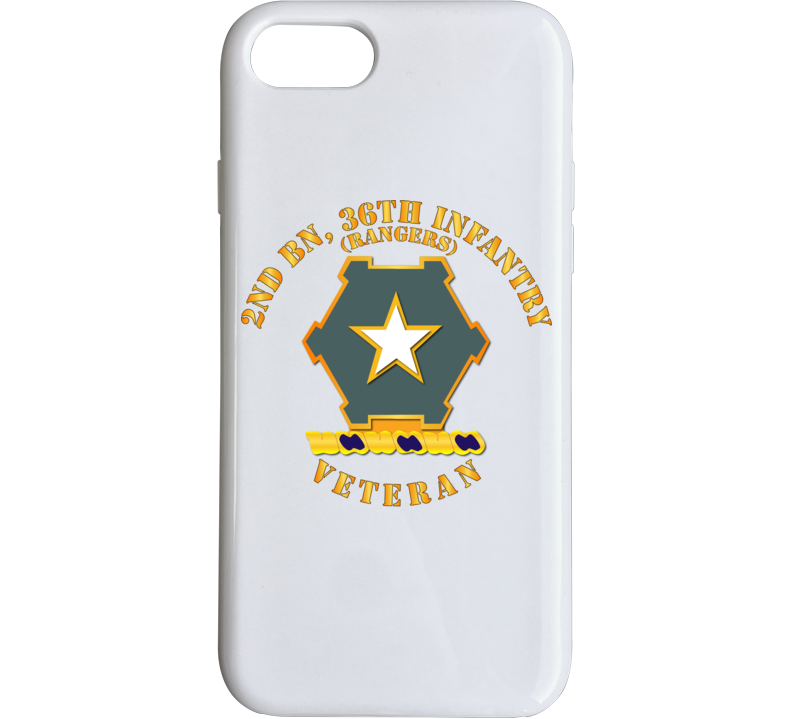 Army - 2nd Bn 36th Infantry Dui - Rangers - Veteran Phone Case