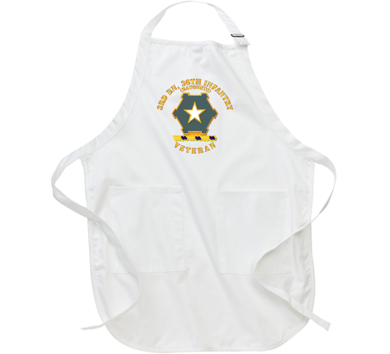 Army - 3rd Bn 36th Infantry Dui - Bayonets - Veteran Apron