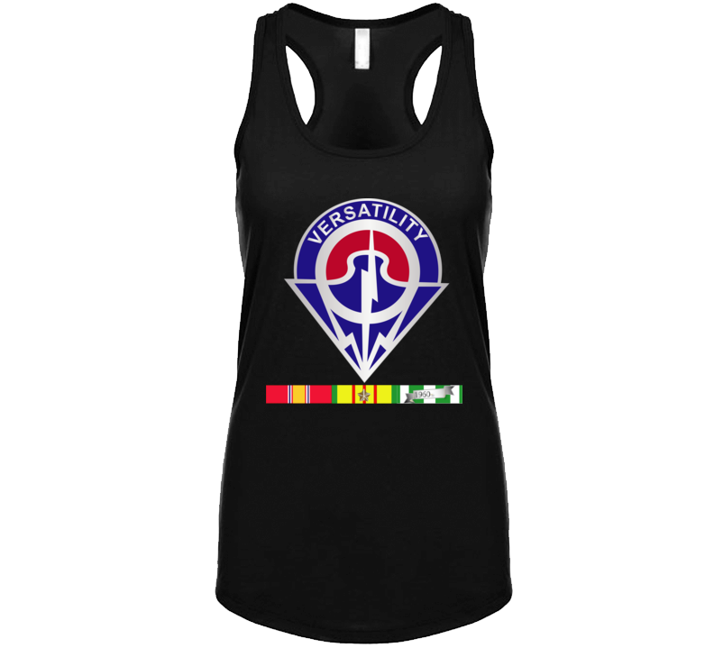 Army - 14th Aviation Battalion W Svc Wo Txt Ladies Tanktop