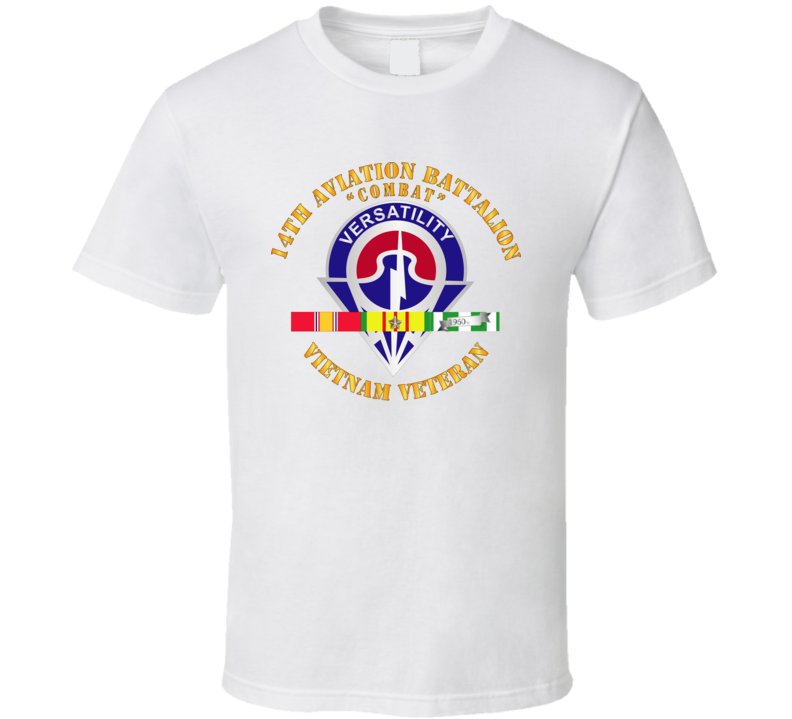 Army - 14th Aviation Battalion W Svc Wo Ds T Shirt
