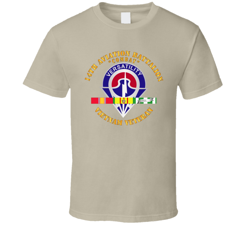Army - 14th Aviation Battalion W Svc Wo Ds T Shirt