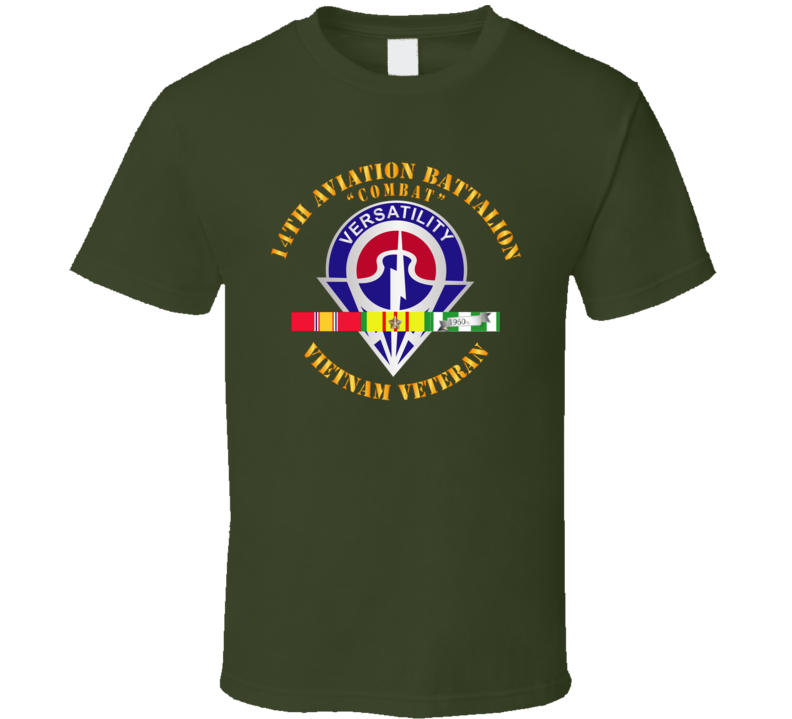 Army - 14th Aviation Battalion W Svc Wo Ds T Shirt
