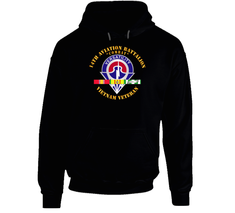 Army - 14th Aviation Battalion W Svc Wo Ds Hoodie
