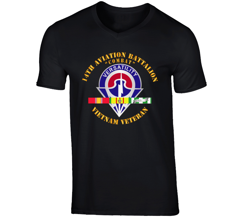 Army - 14th Aviation Battalion W Svc Wo Ds V-neck