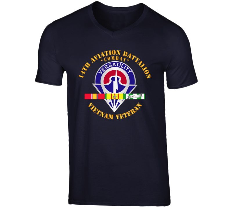 Army - 14th Aviation Battalion W Svc Wo Ds V-neck