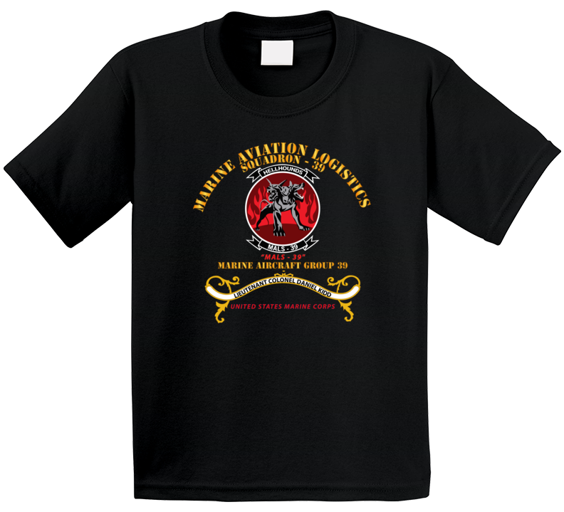 Usmc - Marine Aviation Logistics Squadron 39 - Mals 39 - Kidd Kids T Shirt