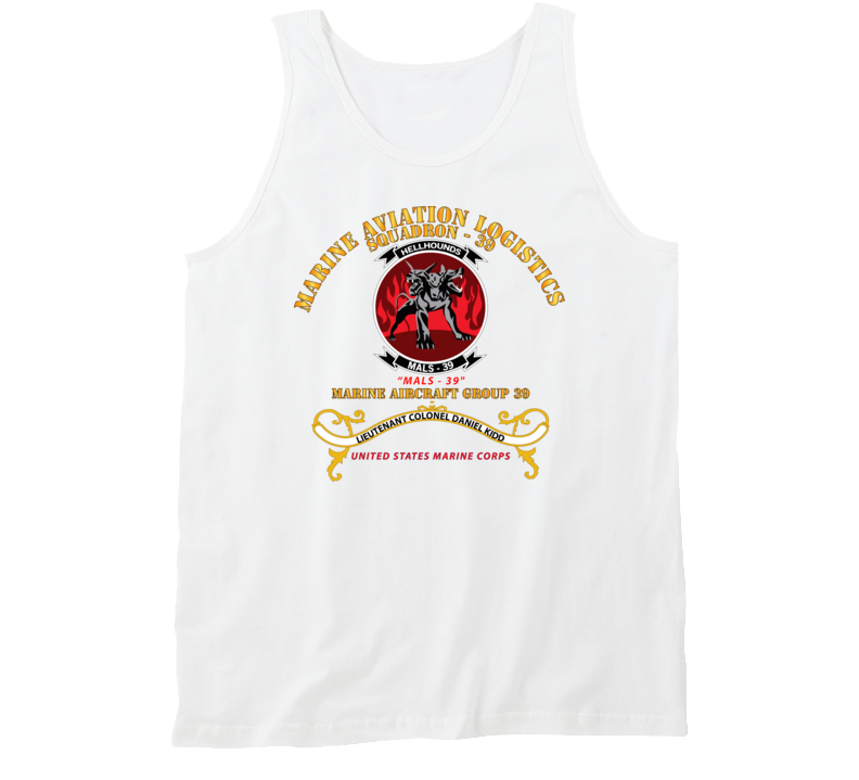 Usmc - Marine Aviation Logistics Squadron 39 - Mals 39 - Kidd Tanktop