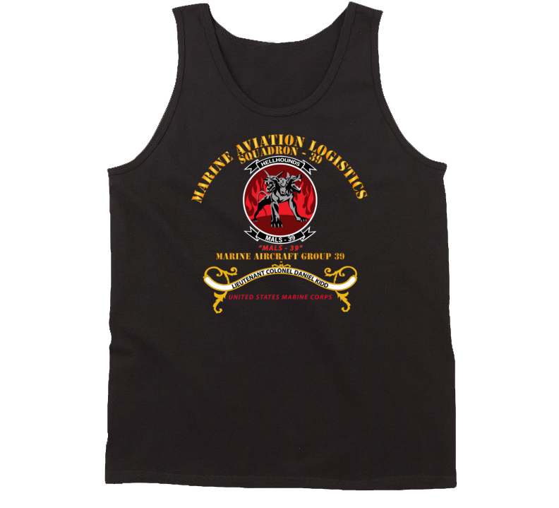 Usmc - Marine Aviation Logistics Squadron 39 - Mals 39 - Kidd Tanktop