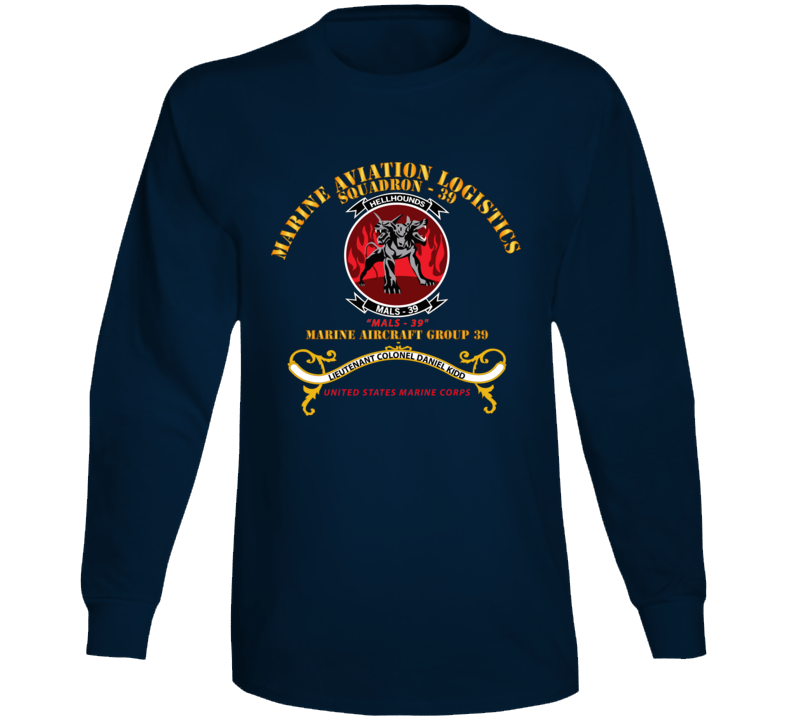 Usmc - Marine Aviation Logistics Squadron 39 - Mals 39 - Kidd Long Sleeve