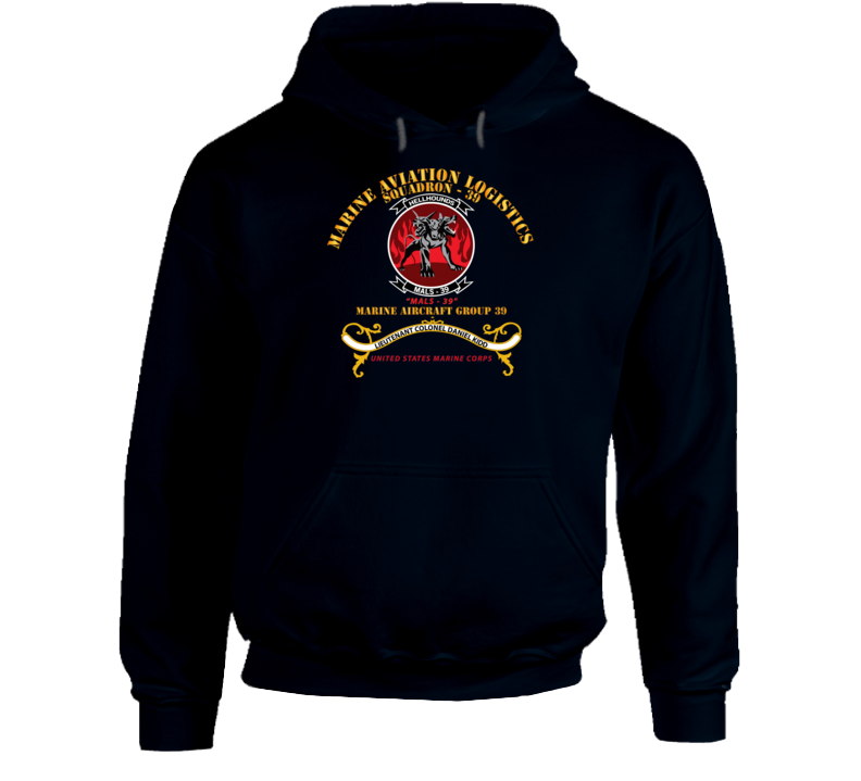 Usmc - Marine Aviation Logistics Squadron 39 - Mals 39 - Kidd Hoodie