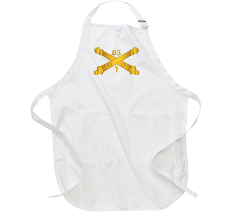 Army -  1st Battalion - 83rd Field Artillery Regt - Artillery Br Wo Txt Apron