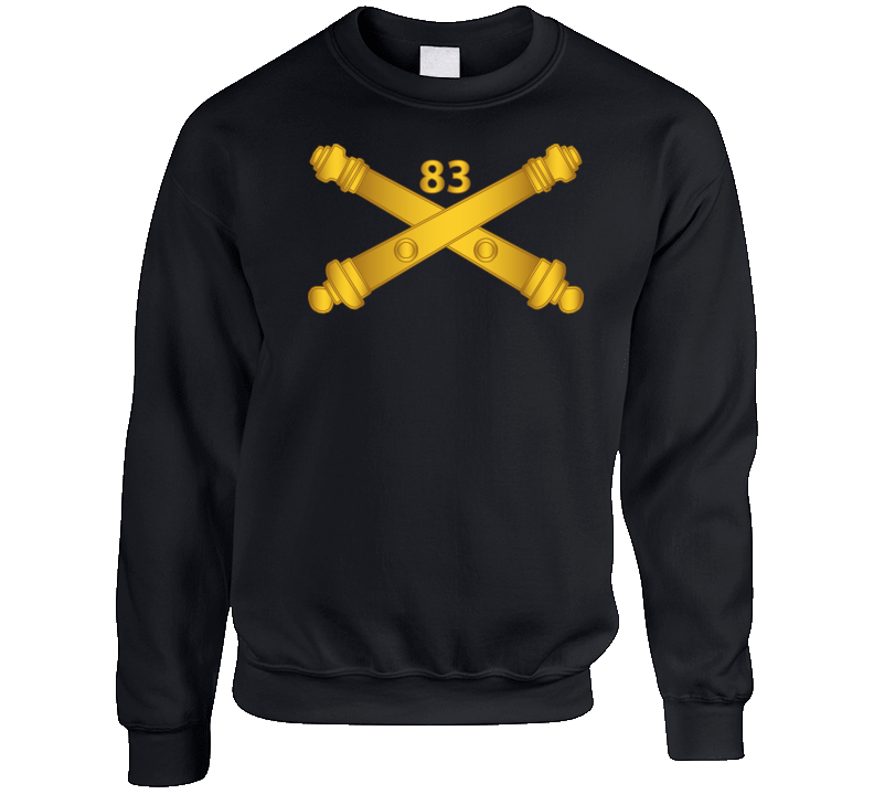 Army - 83rd Field Artillery Regt - Artillery Br Wo Txt Crewneck Sweatshirt