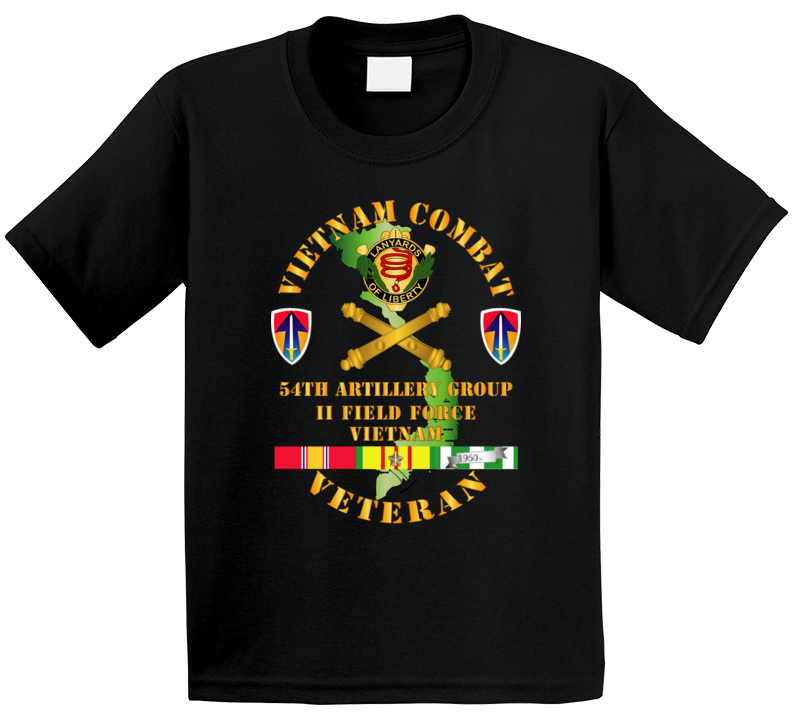 Army - Vietnam Combat Veteran - 54th Ag W Ii Field Force Kids T Shirt