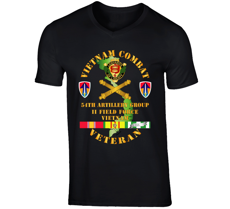 Army - Vietnam Combat Veteran - 54th Ag W Ii Field Force T Shirt