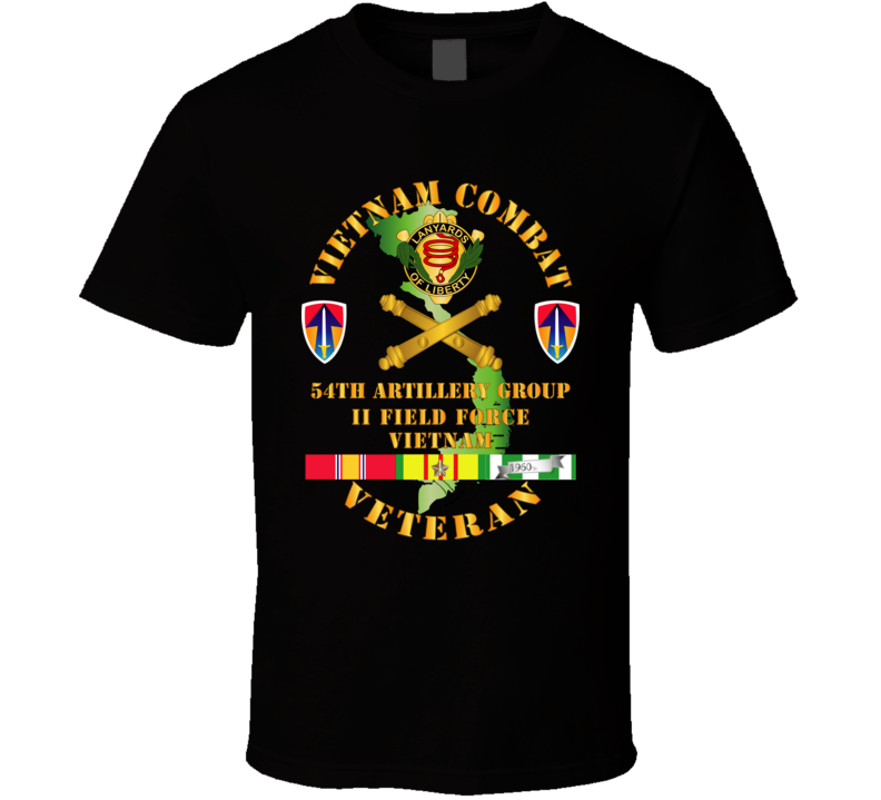 Army - Vietnam Combat Veteran - 54th Ag W Ii Field Force T Shirt