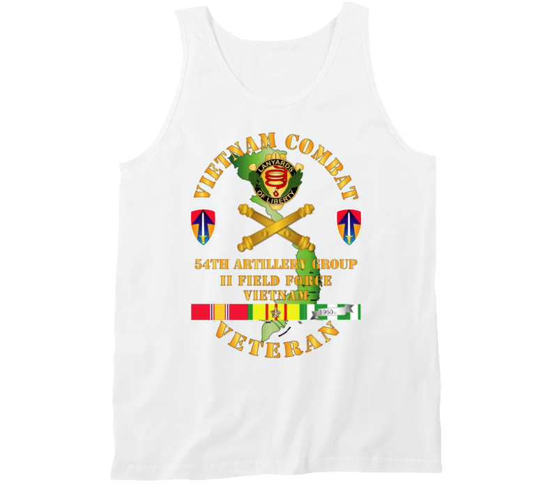 Army - Vietnam Combat Veteran - 54th Ag W Ii Field Force Tanktop
