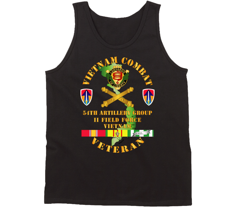 Army - Vietnam Combat Veteran - 54th Ag W Ii Field Force Tanktop