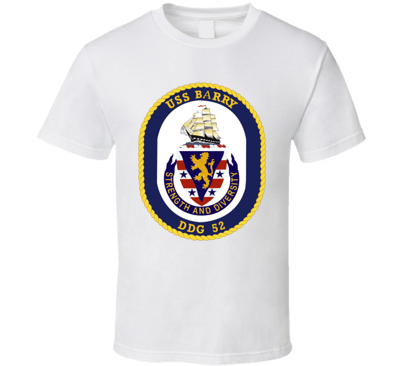 Navy - USS Barry (DDG-52) wo txt T Shirt