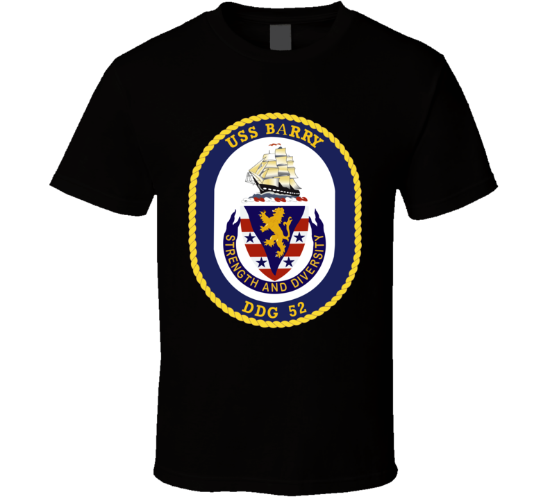 Navy - USS Barry (DDG-52) wo txt T Shirt