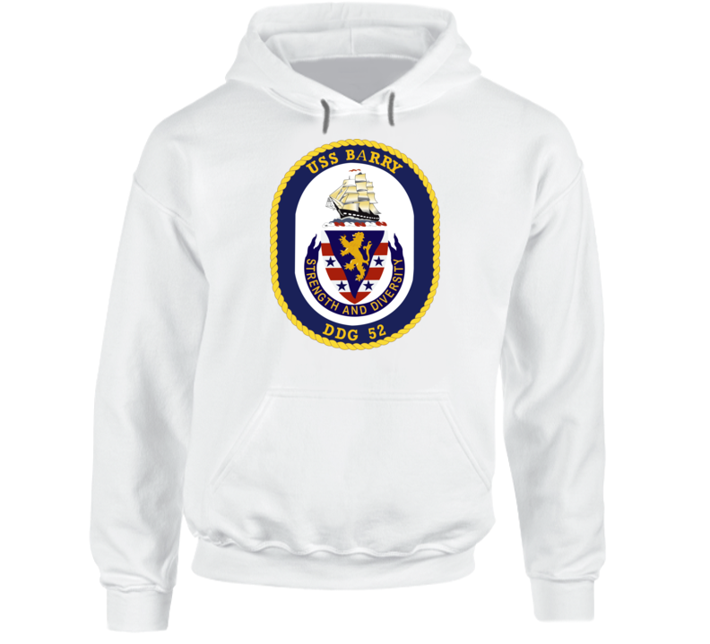Navy - USS Barry (DDG-52) wo txt Hoodie