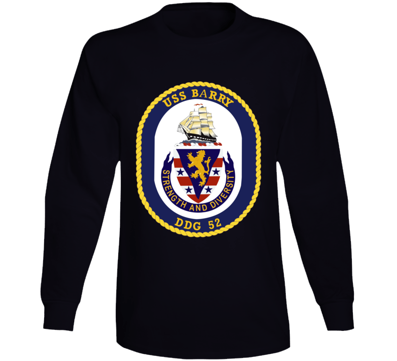 Navy - USS Barry (DDG-52) wo txt Long Sleeve