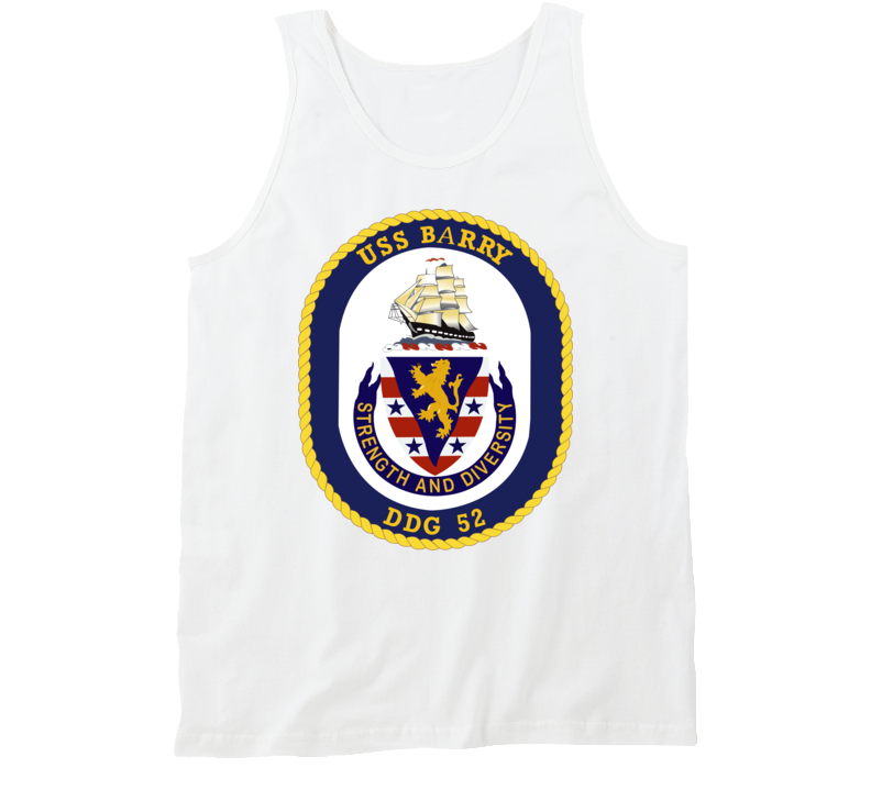 Navy - USS Barry (DDG-52) wo txt Tanktop