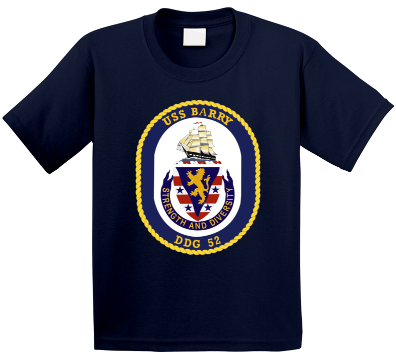 Navy - USS Barry (DDG-52) wo txt T Shirt