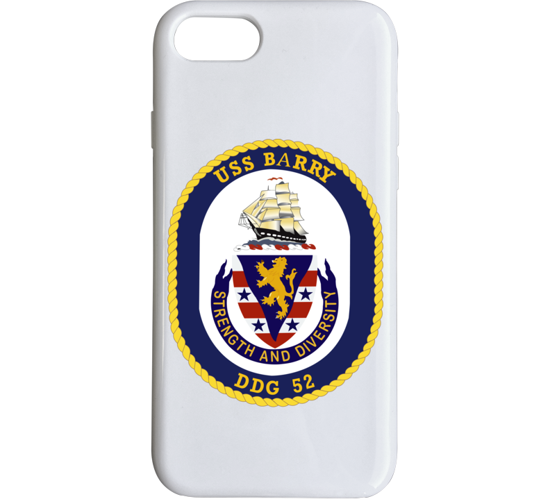 Navy - USS Barry (DDG-52) wo txt Phone Case