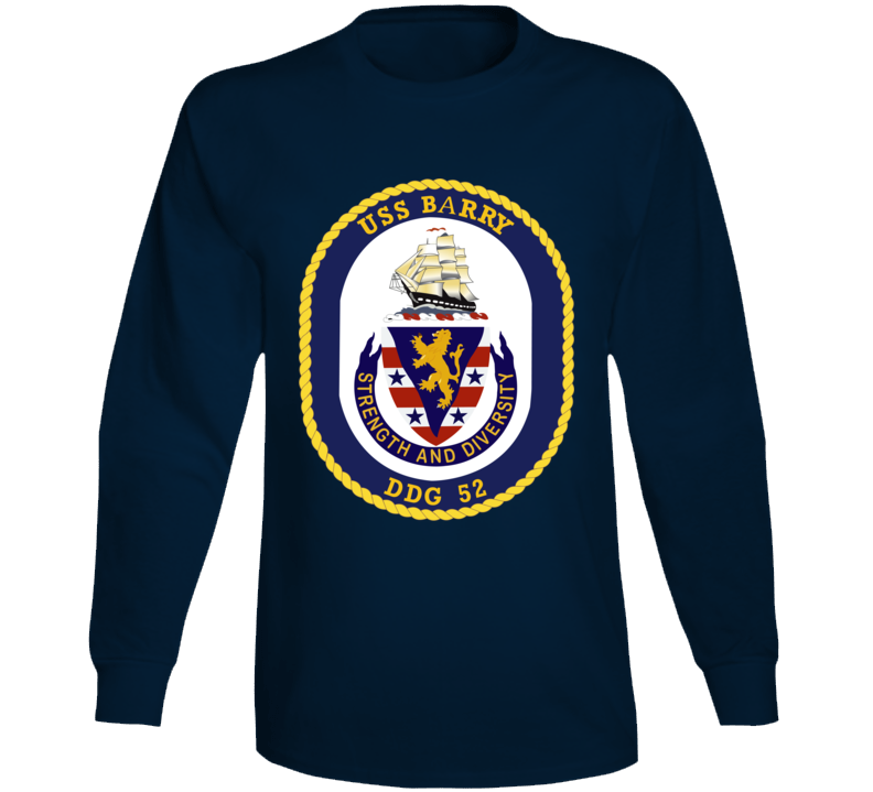 Navy - USS Barry (DDG-52) wo txt Long Sleeve