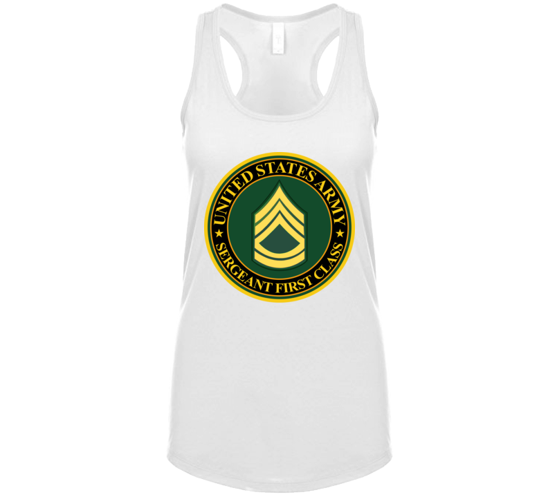 Army - Us Army - Sergeant First Class Ladies Tanktop