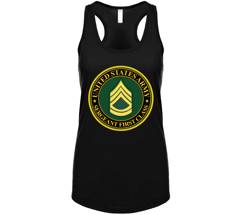 Army - Us Army - Sergeant First Class Ladies Tanktop