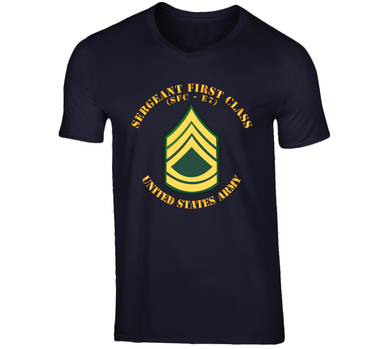 Army - Sergeant First Class - Sfc E7 V-neck