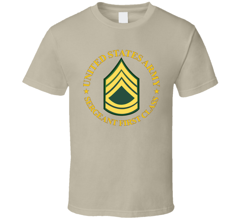 Army - Us Army - Sergeant First Class Wo Bkgrd T Shirt