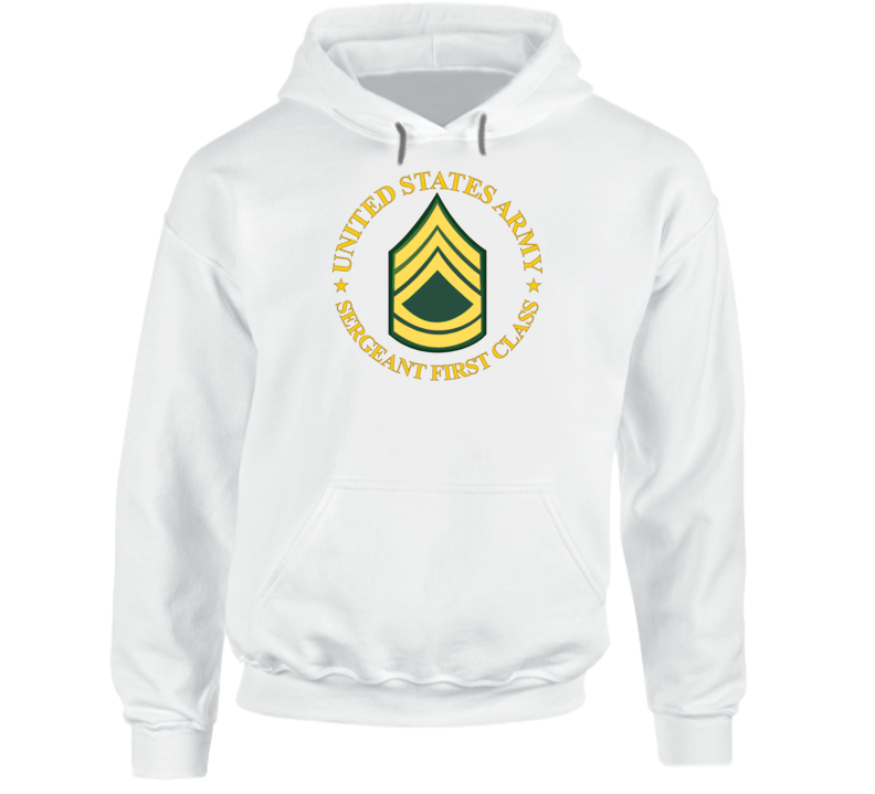 Army - Us Army - Sergeant First Class Wo Bkgrd Hoodie