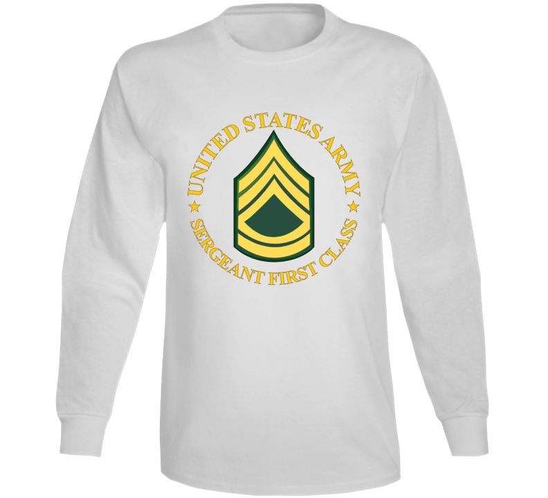 Army - Us Army - Sergeant First Class Wo Bkgrd Long Sleeve