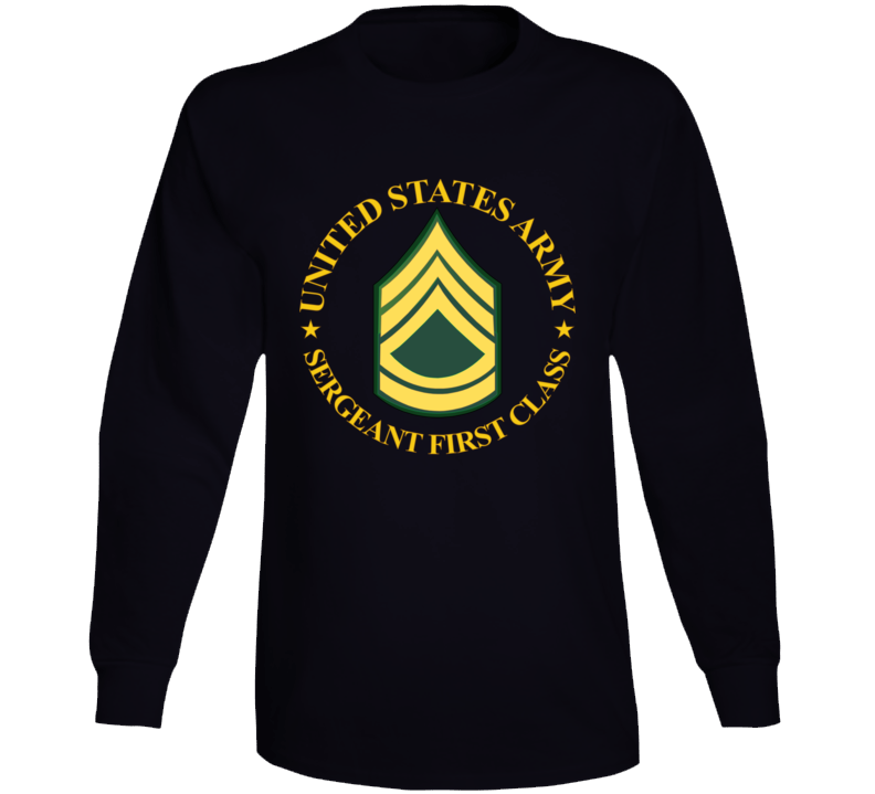 Army - Us Army - Sergeant First Class Wo Bkgrd Long Sleeve
