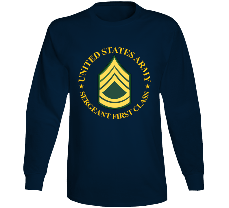 Army - Us Army - Sergeant First Class Wo Bkgrd Long Sleeve