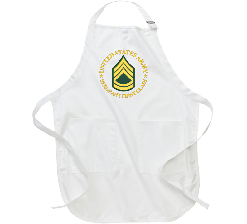 Army - Us Army - Sergeant First Class Wo Bkgrd Apron