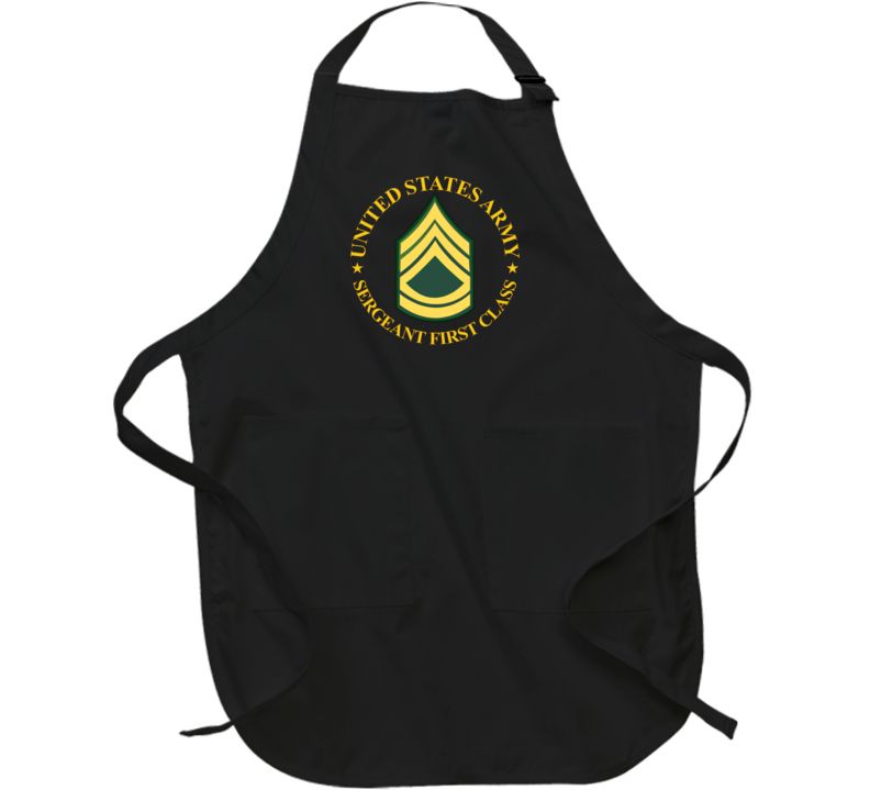 Army - Us Army - Sergeant First Class Wo Bkgrd Apron