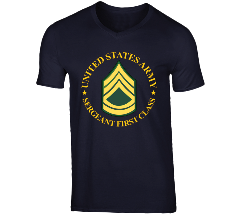 Army - Us Army - Sergeant First Class Wo Bkgrd V-neck