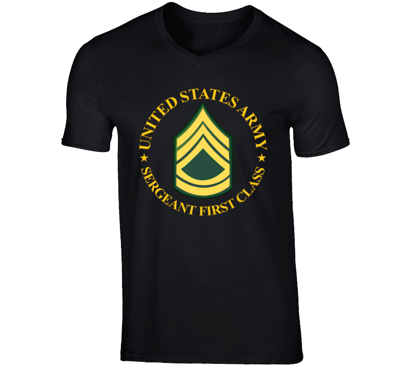 Army - Us Army - Sergeant First Class Wo Bkgrd V-neck