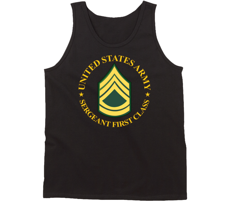 Army - Us Army - Sergeant First Class Wo Bkgrd Tanktop