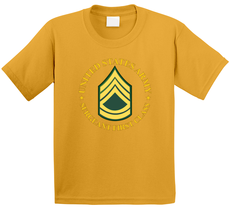 Army - Us Army - Sergeant First Class Wo Bkgrd Kids