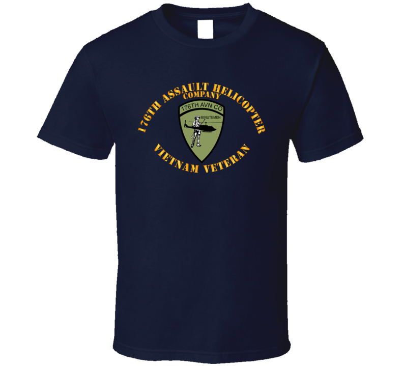 Army - 176th Assault Helicopter Co - Vietnam Ve T Shirt