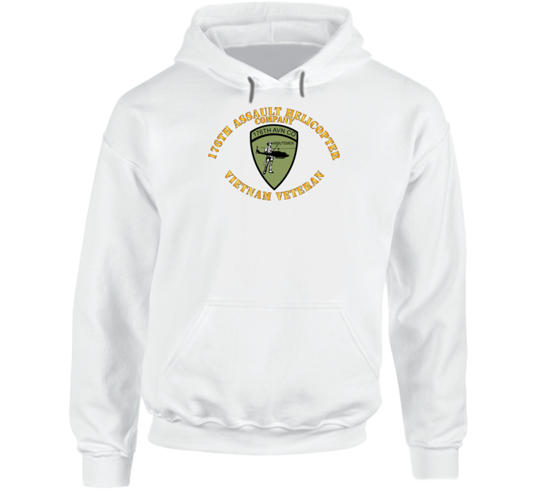 Army - 176th Assault Helicopter Co - Vietnam Ve Hoodie