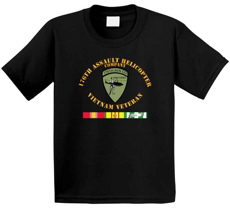 Army - 176th Assault Helicopter Co - Vietnam Vet - Svc Kids T Shirt