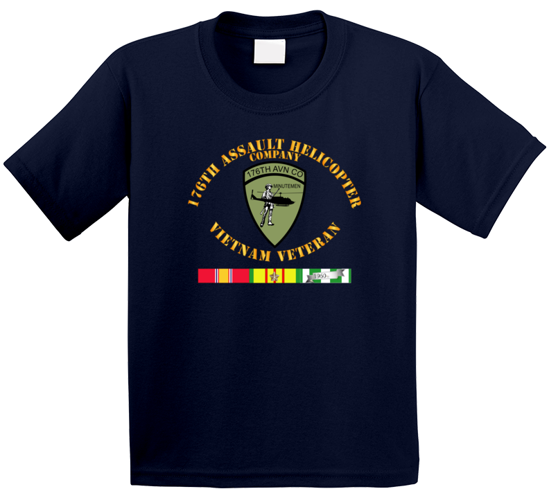 Army - 176th Assault Helicopter Co - Vietnam Vet - Svc Kids T Shirt