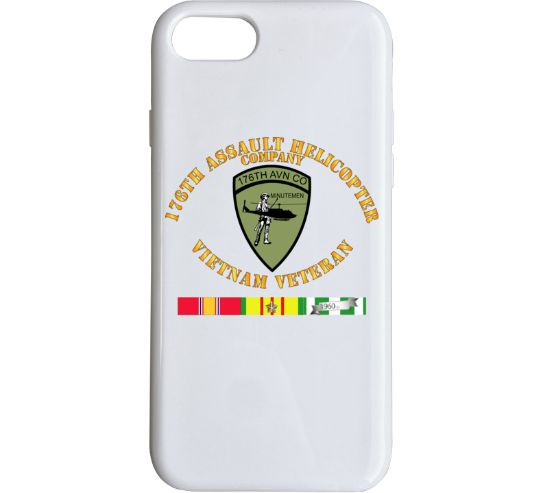 Army - 176th Assault Helicopter Co - Vietnam Vet - Svc Phone Case