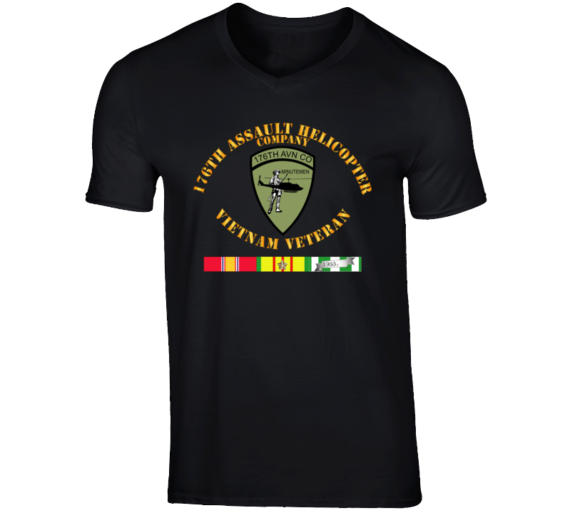 Army - 176th Assault Helicopter Co - Vietnam Vet - Svc T Shirt