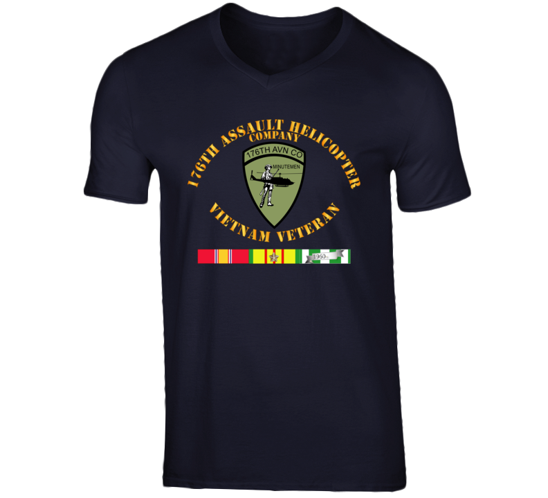 Army - 176th Assault Helicopter Co - Vietnam Vet - Svc T Shirt